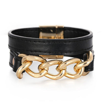Cuban Link | Black Magnetic Bracelet