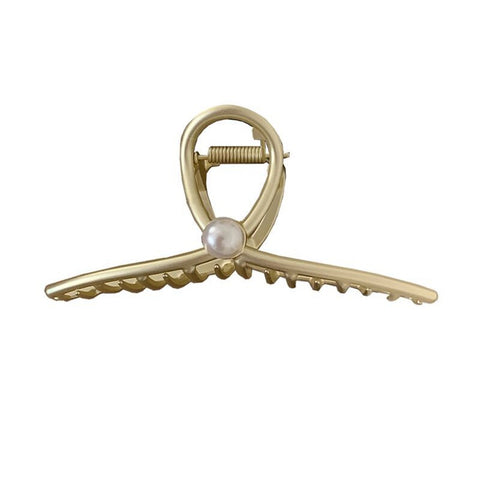 Pearl Perfect | Gold Large Hair Clip