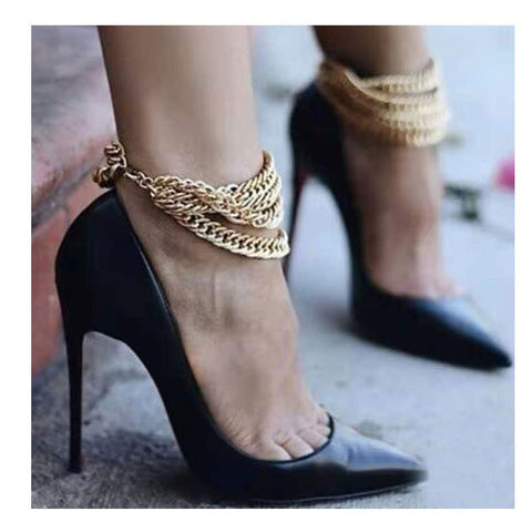 4 Chains | Gold Anklet