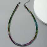Oil Spill | Chain Link Necklace