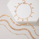 Gold fringe | Anklet Set