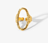 Pretty Hammered | Gold Ring