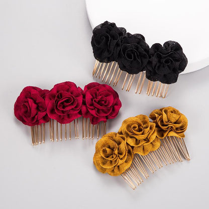 Caramel Rose | Hair Comb Pin