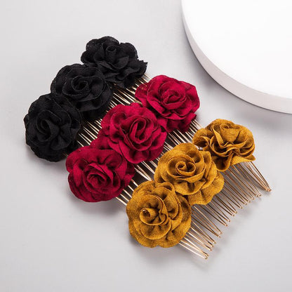 Caramel Rose | Hair Comb Pin