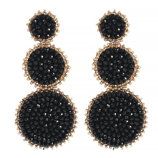 Radiantly Glamorous  | Rhinestone Earrings