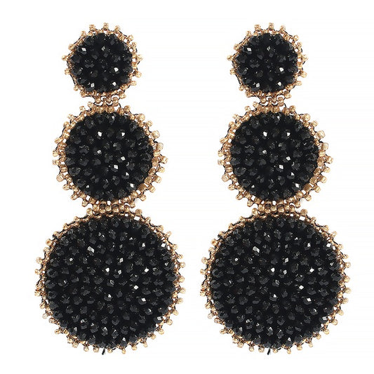 Radiantly Glamorous  | Rhinestone Earrings