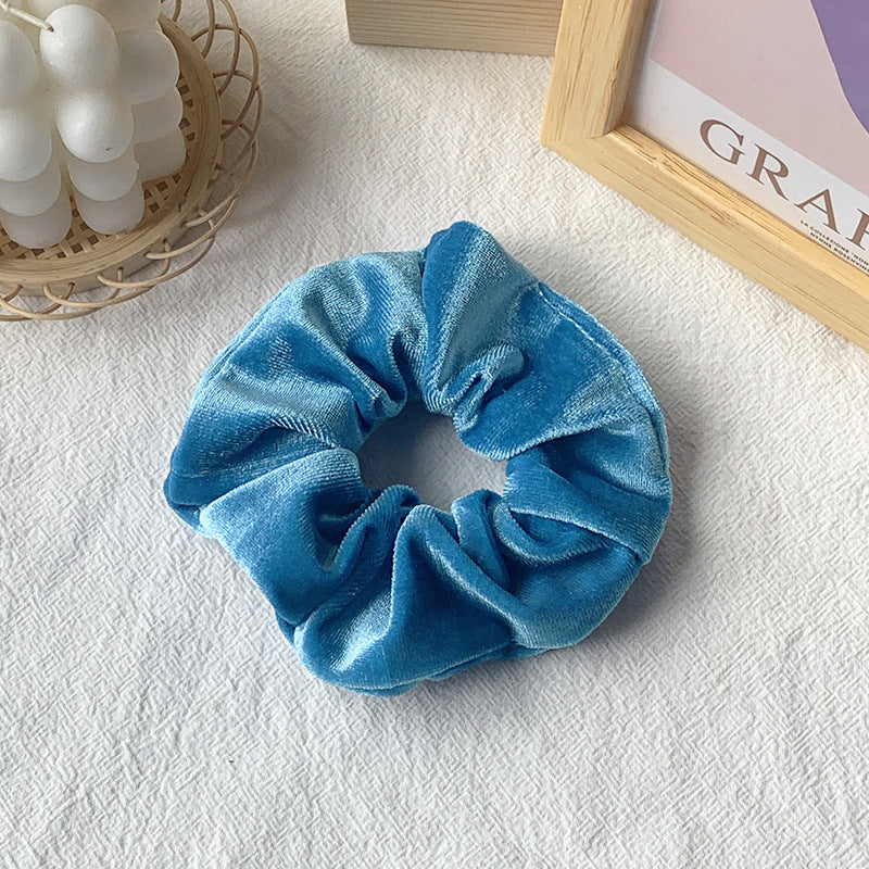 Sky Blue | Soft Velvety Scunchie