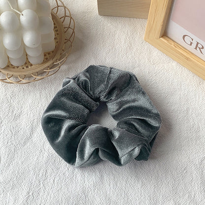 Stone | Soft Velvety Scrunchie