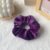 Purple | Soft Velvety Scrunchie