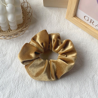 Brass | Soft Velvety Scrunchie