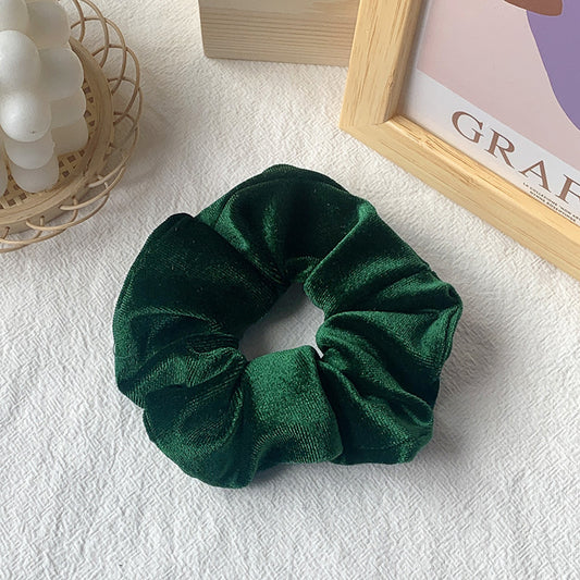 Pine | Soft Velvety Scrunchie