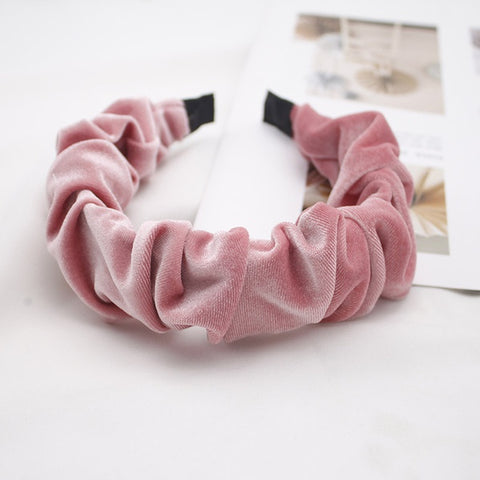 Velvet Light Pink  | Headband