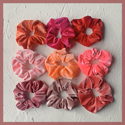 Sweet Pink | Soft Velvety Scrunchie