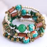 Emerald Glammed Coil | Bracelet