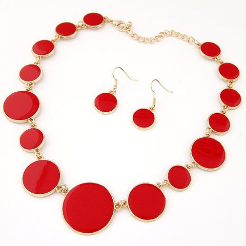 Red | Necklace & Earring Set