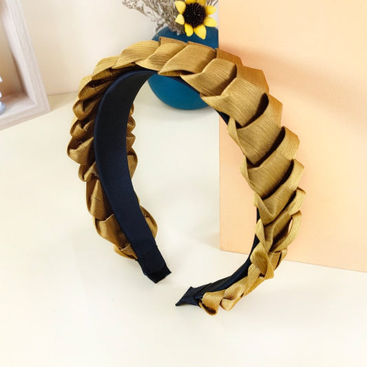 Gold Pleaded | Headband