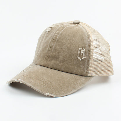 Distressed Pony Tail | Hat