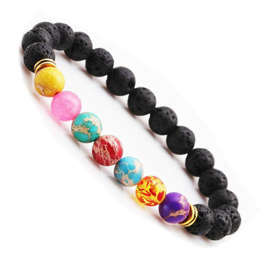 Volcanic Rock and Multi Stone | Bracelet