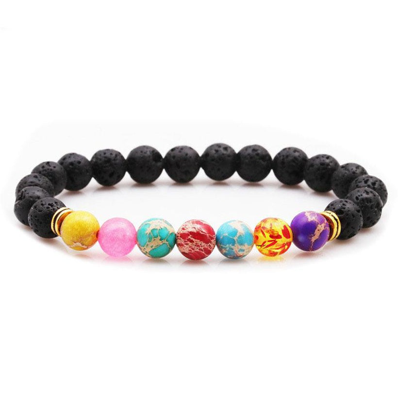 Volcanic Rock and Multi Stone | Bracelet
