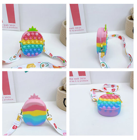 Rainbow Pineapple | Pop-it Purse