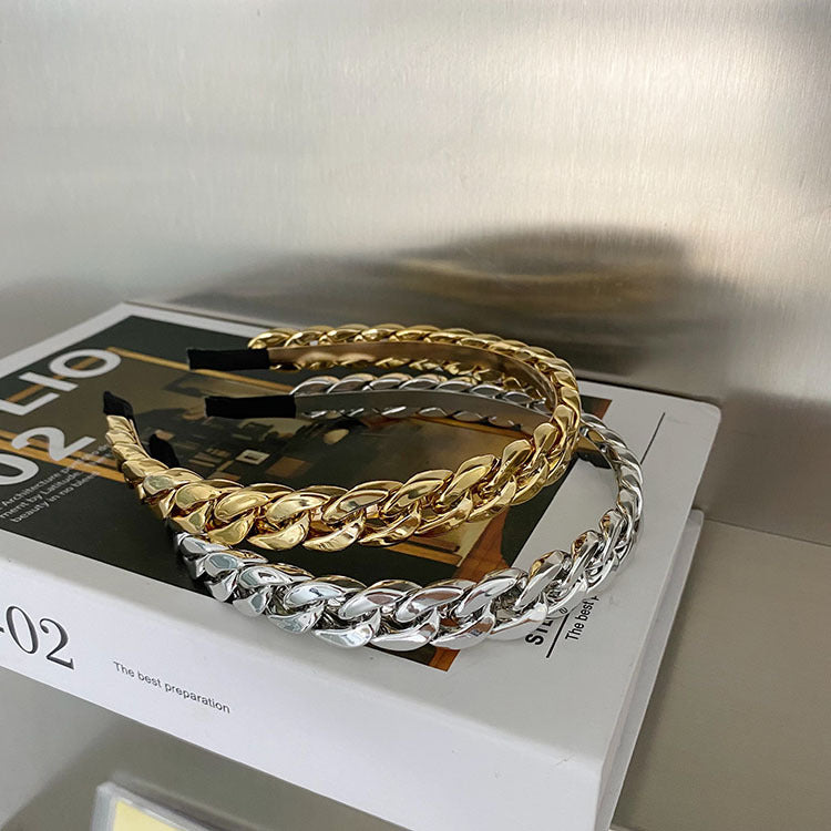 Silver Cuban Link | Headbands