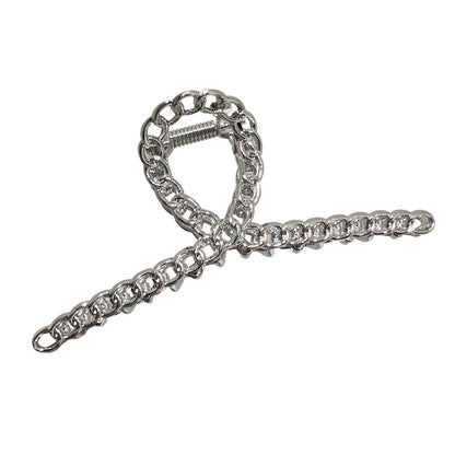 Cubano | Silver Large Hair Clip