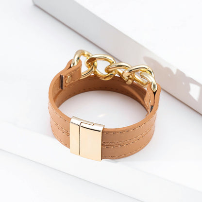 Cuban Link | Caramel Magnetic Bracelet