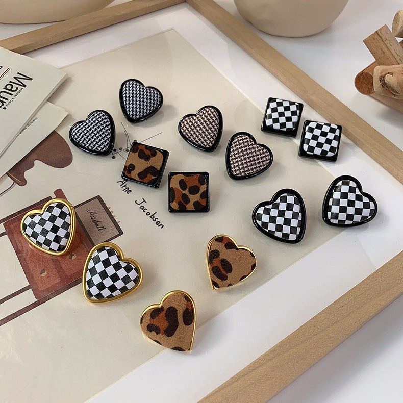 Square Checkerboard | Earrings