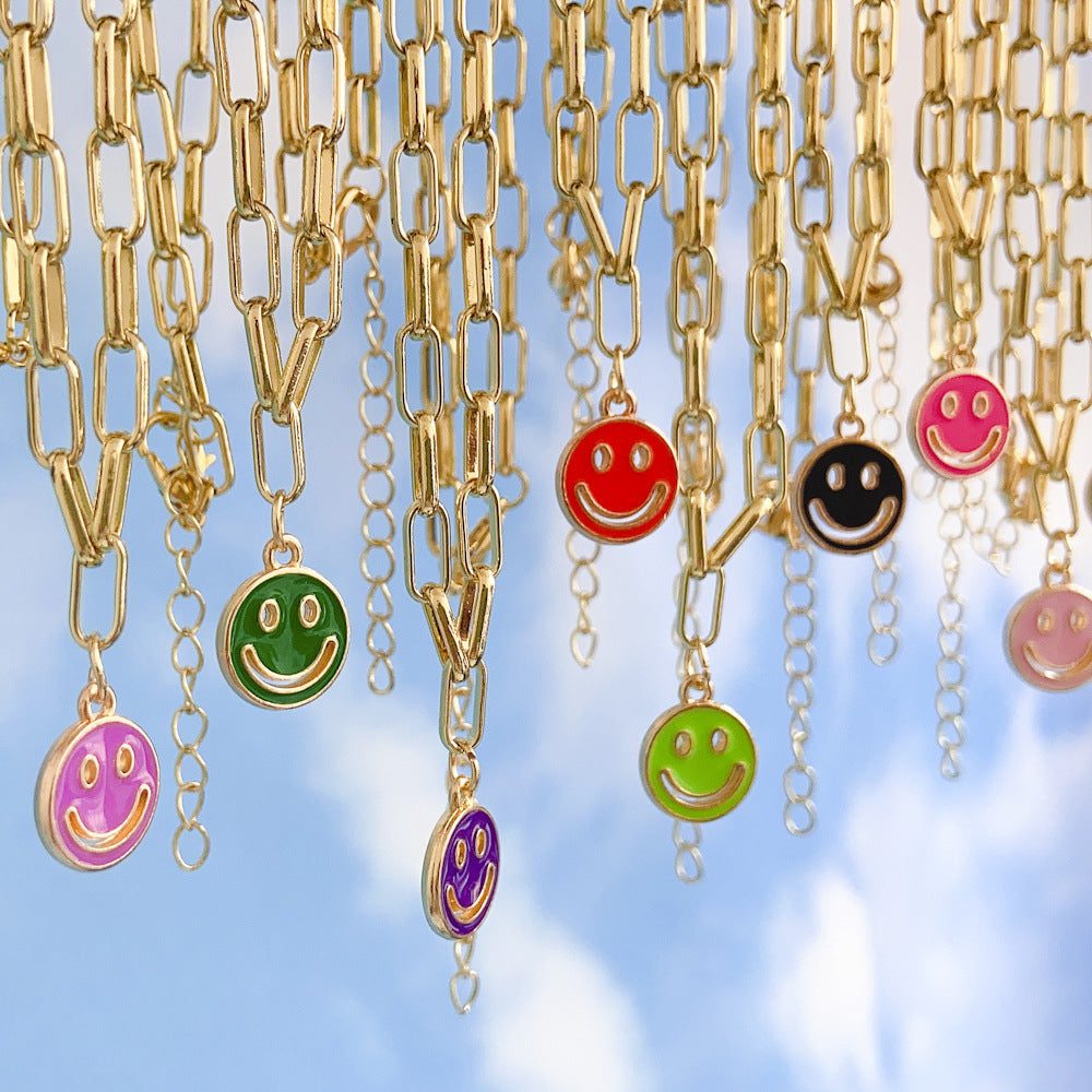 Happy Face | Necklace