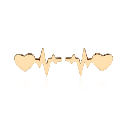 Heart Beat | Stud Earrings