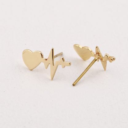 Heart Beat | Stud Earrings