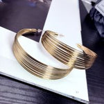 Gold Bangle Hoops | Earrings
