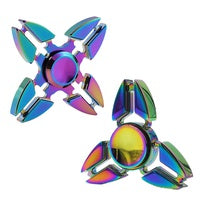 Rainbow Metal Oil Slick | Fidget Spinner