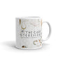 The Gude StoreHouse | Merch | White glossy mug- Left Side Handle