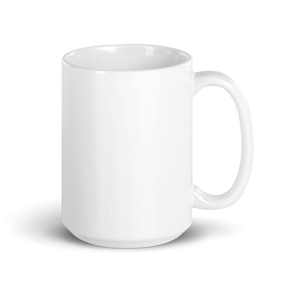 The Gude StoreHouse | Merch |White glossy mug- Right Side Handle