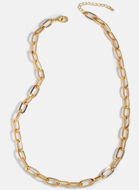 High grade Titanium Steel Hypoallergenic Will not tarnish Long lasting Gold Plated Includes 2 inch extended Paperclip chain 10 inches in length Lobster clasp closure